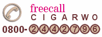 Freecall: 0800 - CIGARWO (0800 - 2442796)